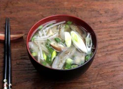 [Chế biến] - Canh miso cà tím