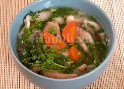 [Chế biến] &#8211; Chân gà nấu nấm