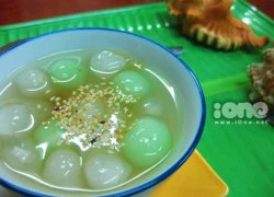 [Chế biến] &#8211; Chè bột lọc dừa hai màu