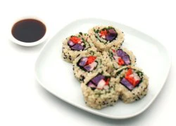 [Chế biến] - Cơm sushi cuộn khoai lang