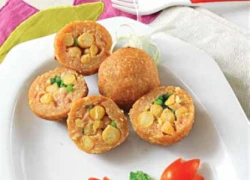 [Chế biến] - Giò sống nhồi đậu chickpeas