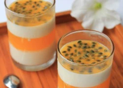 [Chế biến] - Panna cotta mật ong chanh leo