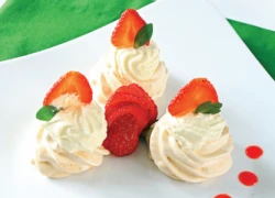 [Chế biến] - Pavlova xốt dâu tây