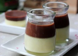 [Chế biến] - Pudding cacao 2 tầng