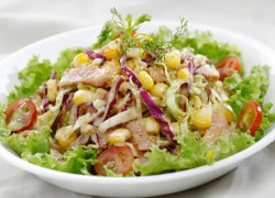 [Chế biến] &#8211; Salad bắp cải xốt mè