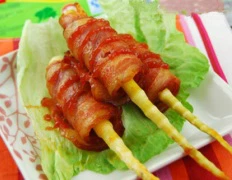 [Chế biến] - Thịt bacon cuộn măng