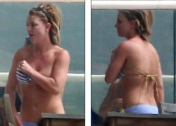 'Công chúa' Britney Spears sượng sùng vì tụt bikini