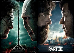 "Hangover 3" bắt chước poster của "Harry Potter"