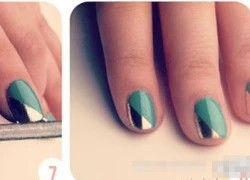 Làm đẹp với nail xanh bắt mắt