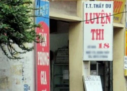 Lò luyện thi im lìm chờ sĩ tử