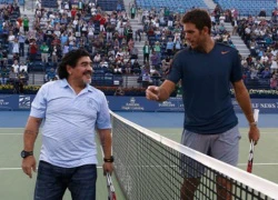 Maradona so vợt với Djokovic, Federer và del Potro