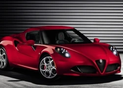 Mẫu Alfa Romeo 4C sử dụng động cơ 236 mã lực