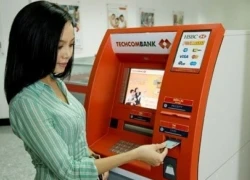 Ngân hàng Techcombank miễn phí rút tiền nội mạng