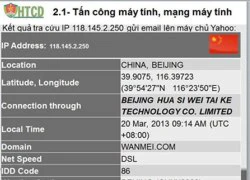 Phó Cục trưởng cảnh sát bị hacker Trung Quốc tấn công