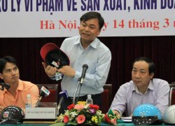 'Quét tận gốc cơ sở sản xuất mũ bảo hiểm rởm'