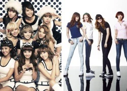 SNSD và 2NE1 là nhóm nhạc nữ hàng đầu Kpop