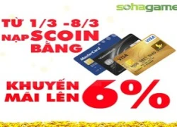 Soha Game dành ưu ái đặc biệt cho thanh toán trực tuyến qua thẻ ATM