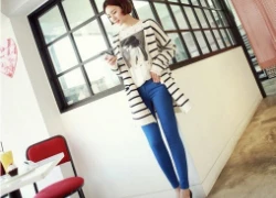 Tới công sở cùng legging ngày Xuân