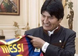 Tổng thống Bolivia tôn vinh Messi