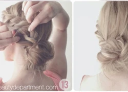 Tự búi tóc chignon yêu kiều