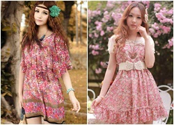 Váy chiffon dịu dàng xuân hè