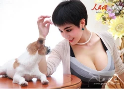 Xuất hiện hot girl ngực khủng thách thức Can Lộ Lộ