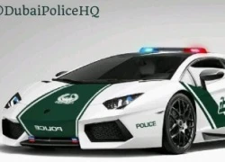 Cảnh sát Dubai được trang bị siêu xe Lamborghini Aventador