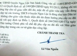 Cắt tiền đứng lớp của GV dôi dư: Làm trái quy định của Thủ tướng