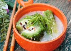 [Chế bến] - Canh khổ qua chay