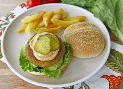 [Chế biến] &#8211; Bánh hamburger đậu mắt đen