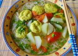 [Chế biến] - Bún chả cá Hải Phòng