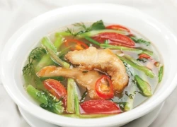 [Chế biến] - Canh cá rau cần