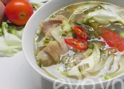 [Chế biến] - Canh chua gà bông so đũa