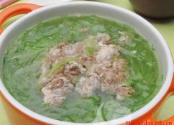 [Chế biến] - Canh cua nấu bầu