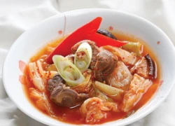 [Chế biến] &#8211; Canh kim chi thịt bò