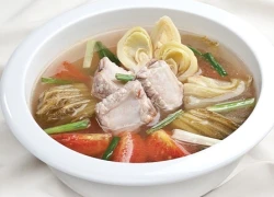 [Chế biến] - Canh sườn cải chua