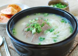 [Chế biến] - Canh xương bò kiểu Hàn