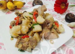 [Chế biến] - Củ năng kho sườn