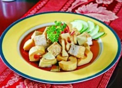 [Chế biến] - Măng le kho đậu phụ