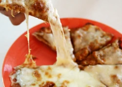 [Chế biến] - Pizza cà ri đậu phộng