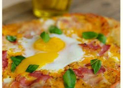 [Chế biến] - Pizza thịt xông khói