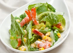 [Chế biến] - Salad bắp tôm