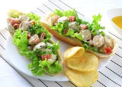 [Chế biến] - Sò điệp trộn sốt mayonnaise