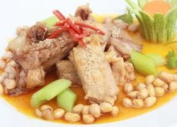 [Chế biến] - Sườn nấu đậu phộng