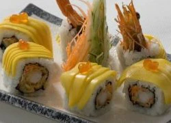 [Chế biến] - Sushi cuộn xoài