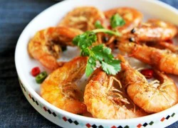 [Chế biến] - Tôm chiên tỏi cay