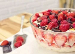 [Chế biến] &#8211; Trifle cam, dâu