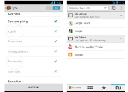 Chrome 26 cho Android giúp đồng bộ mật khẩu