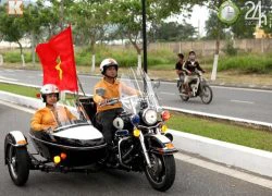 Độc dược Harley Police độ sidecar tại Việt Nam