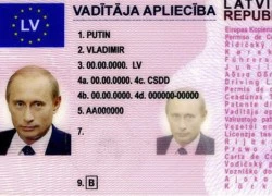 Dùng bằng lái xe giả mạo vì giống Tổng thống Putin